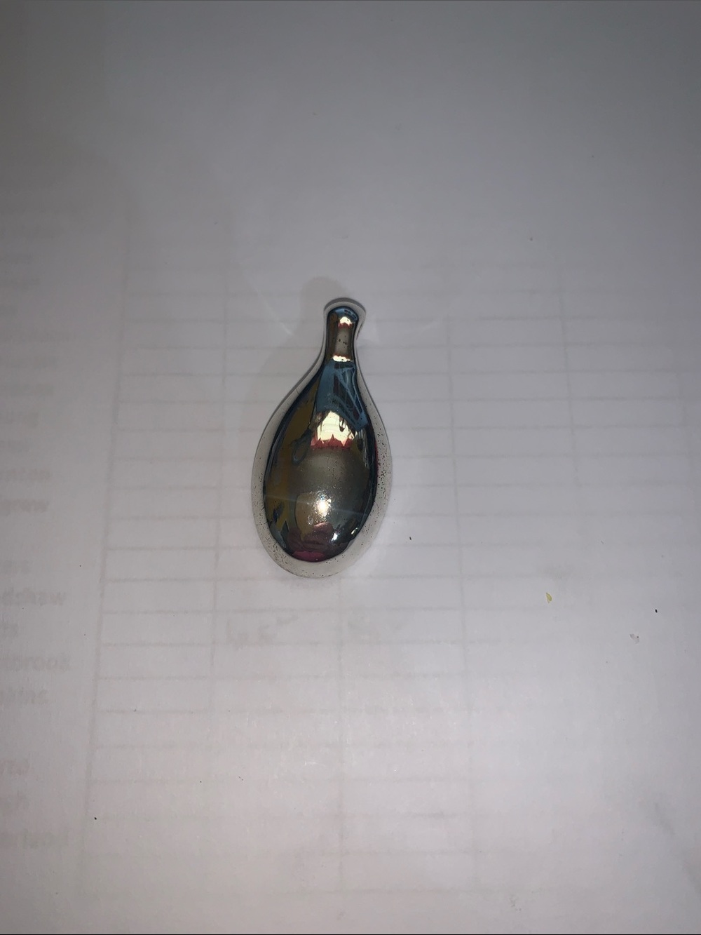Minimalist Silver Teardrop Pendant - Women Jewelry